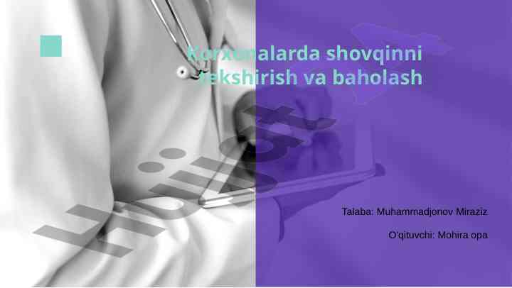 Korxonalarda shovqinni tekshirish va baholash