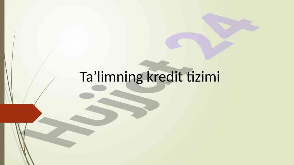 Kredit tizimining tarixi va uning rivojlanishi