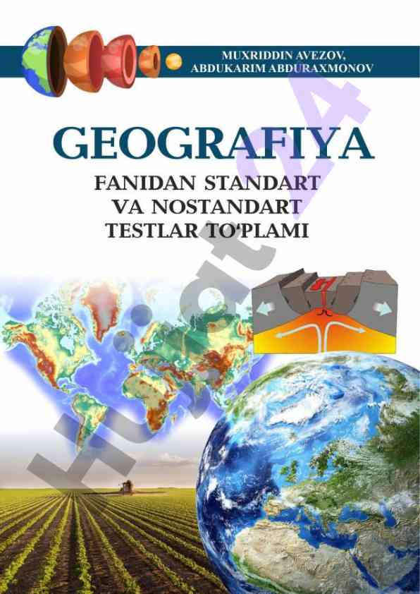 Geografiya fanidan testlar to‘plami 2023