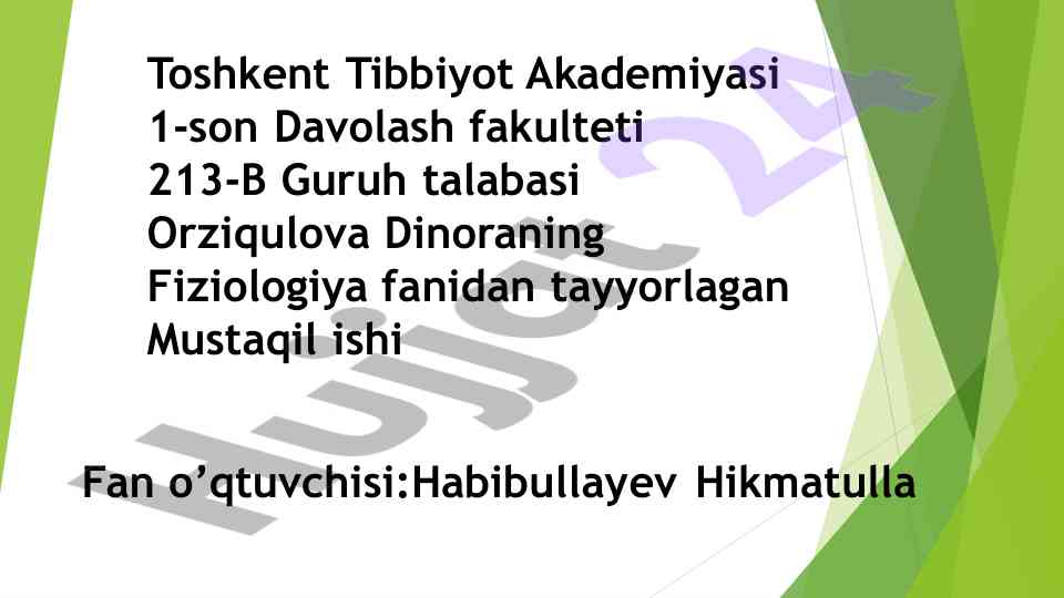 Fiziologiyaga hissa qo‘shgan olimalar bilan tanishuv