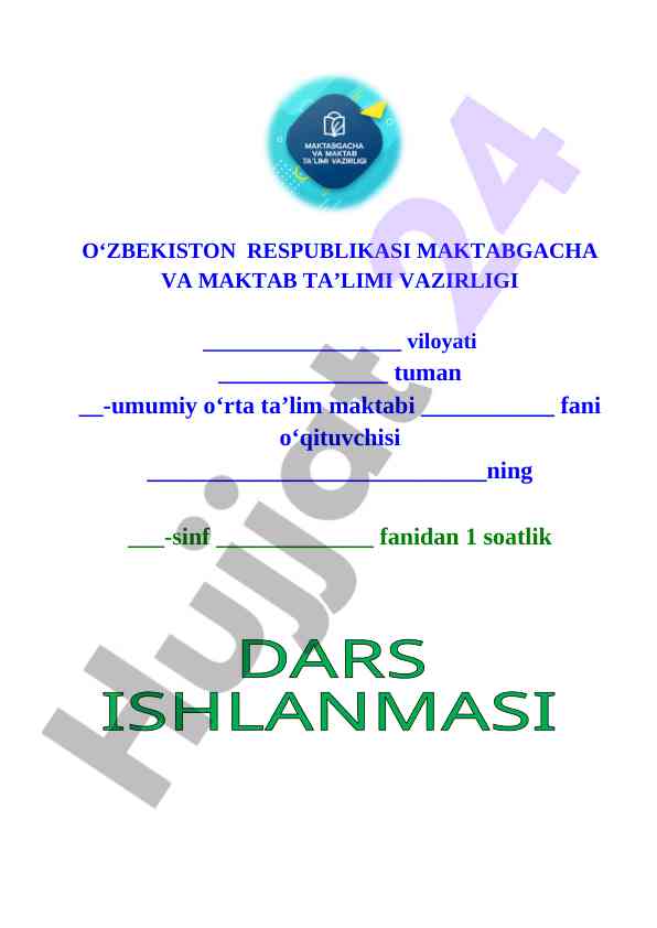 Vv harfi va Vv tovushi. 1-sinf ochiq dars