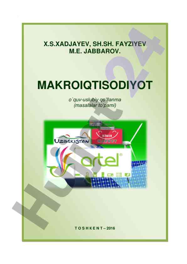 Makroiqtisodiyot o‘quv-uslubiy qo‘llanma