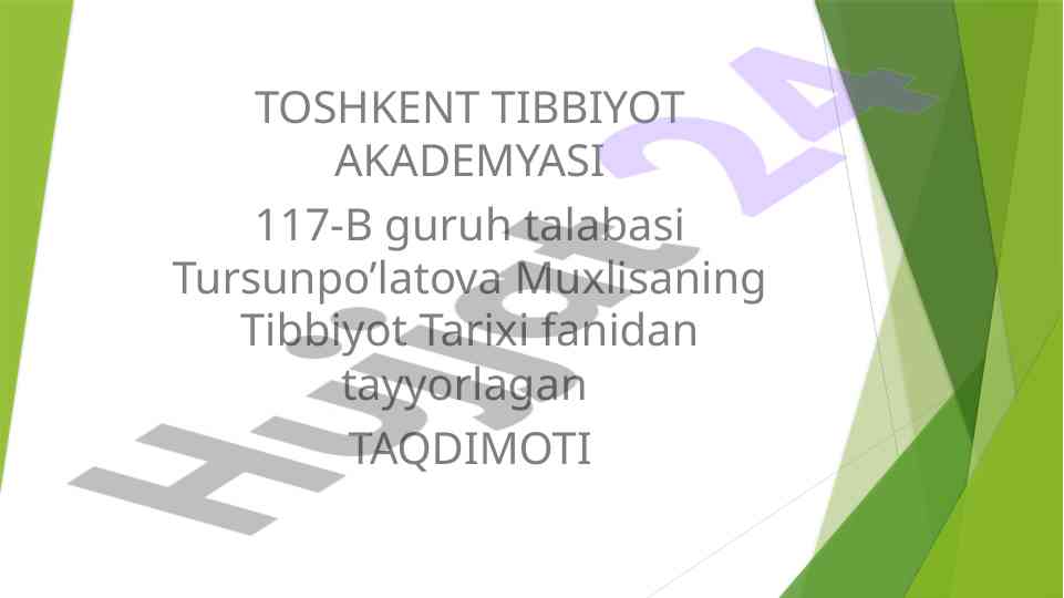 Amir temur va temuriylar davrida taniqli tabiblar