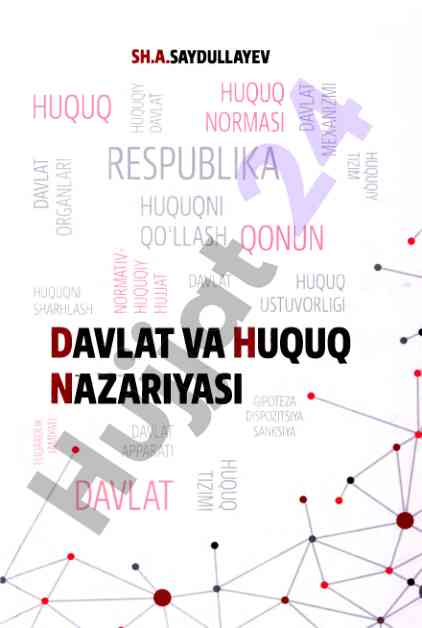 Davlat va huquq nazariyasi darslik