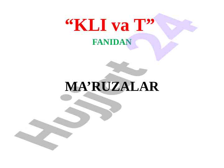 Kabel izolyatsiyasining eskirishi haqida ma'ruzalar