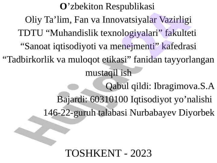 Portugaliyaning tadbirkorlik va biznes siyosati