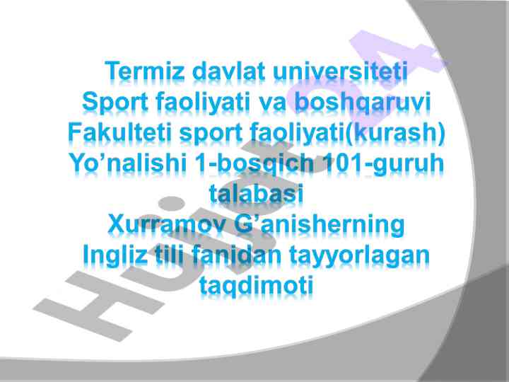 Mission and role of the international olympic committee