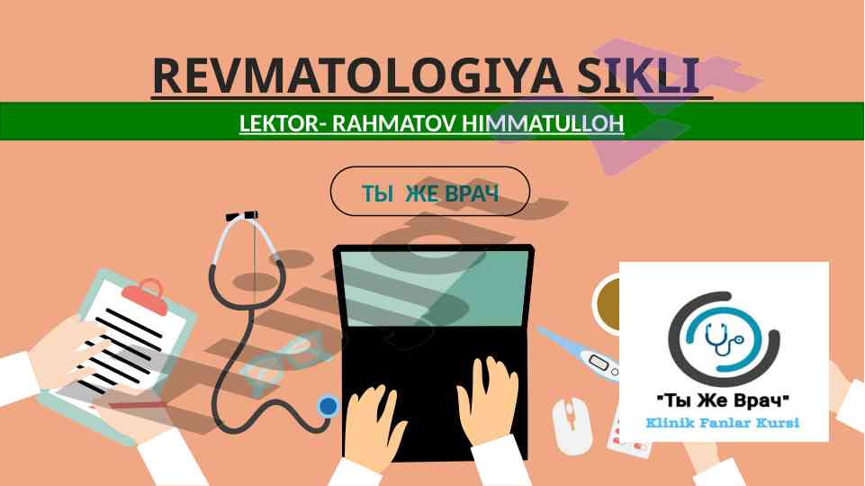 Tizimli sklerodermiya: etiologiya va klassifikatsiyasi