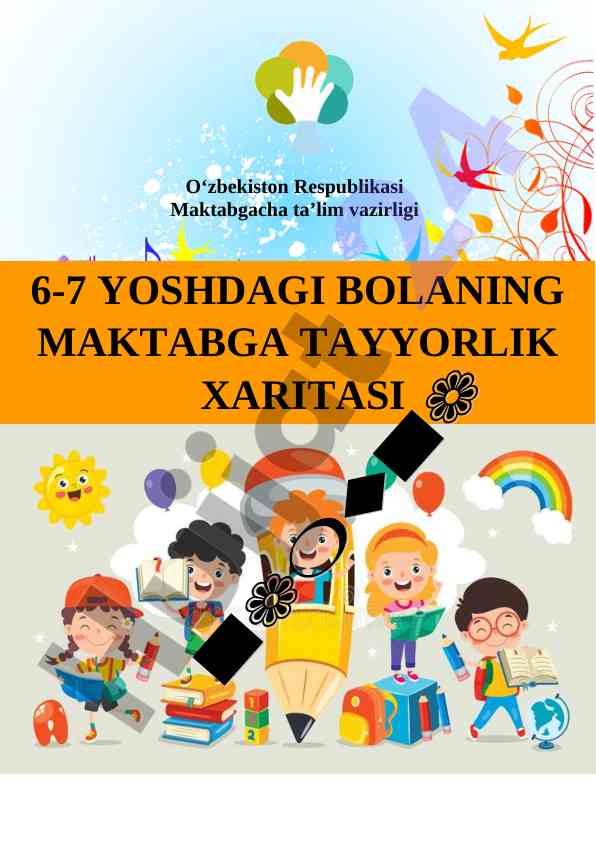 Maktabga tayyorlik xaritasining muhim asoslari