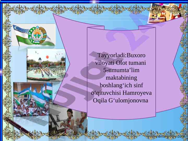 Chiroyli yoz yozsang xat dars shiori