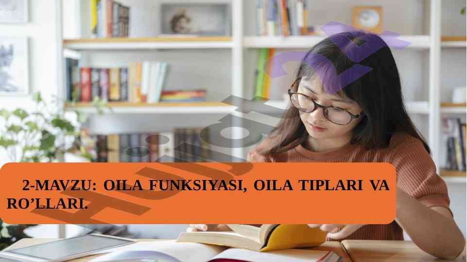 Oila funksiyalari va tiplari tahlili