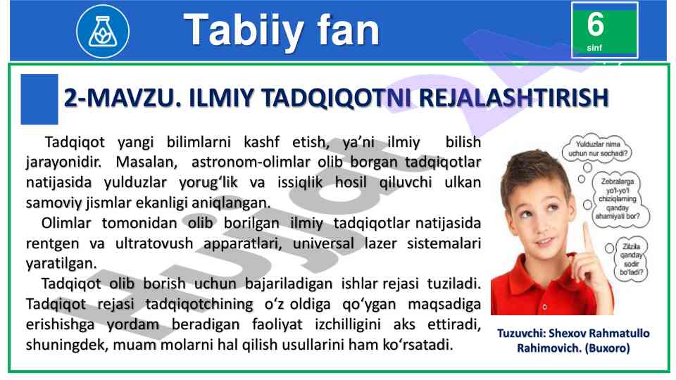 Ilmiy tadqiqotni rejalashtirish jarayoni