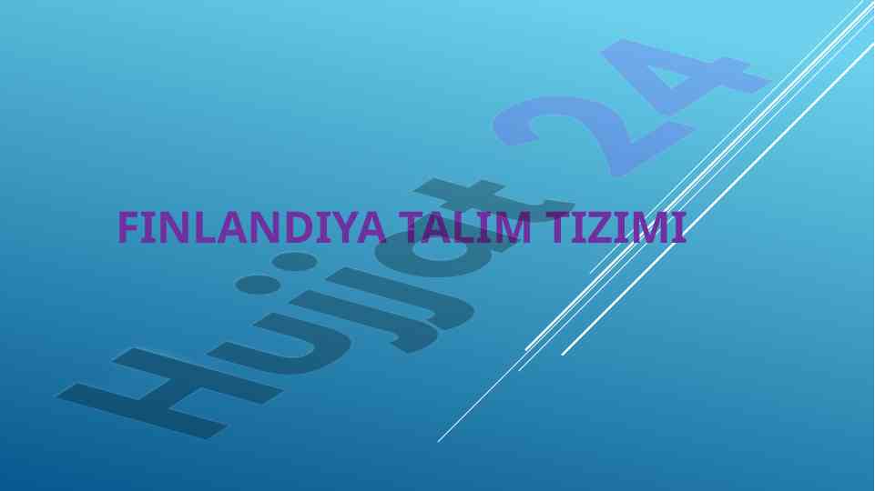 Finlandiya talim tizimi va o‘quvchilarning natijalari
