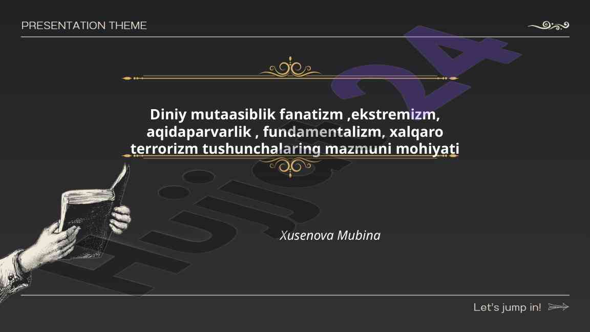 Diniy mutasiblilik va ekstremizm tushunchalari