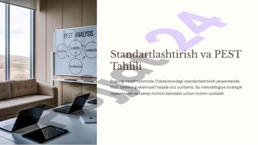 O'zbekistonda pest tahlili va standartlashtirish