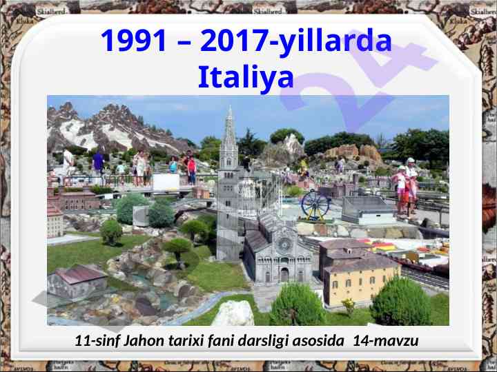 Italiyada 1990-yillar va postindustrial jamiyat