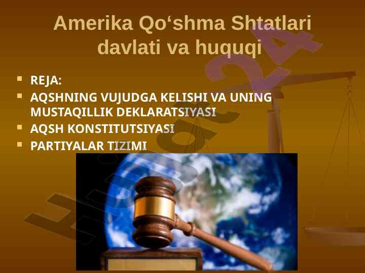 Aqshning vujudga kelishi va mustaqillik deklaratsiyasi