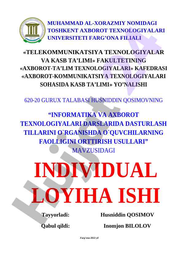 O'quvchilarning faolligini ortirish usullari