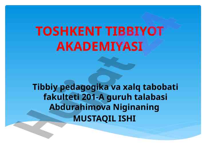 Oqsillar biologik roli haqida mustaqil ish