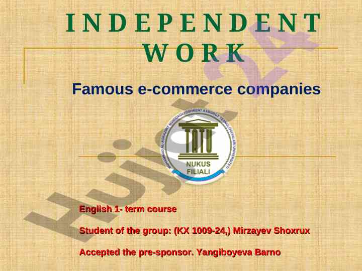 Famous e-commerce companies business models overview