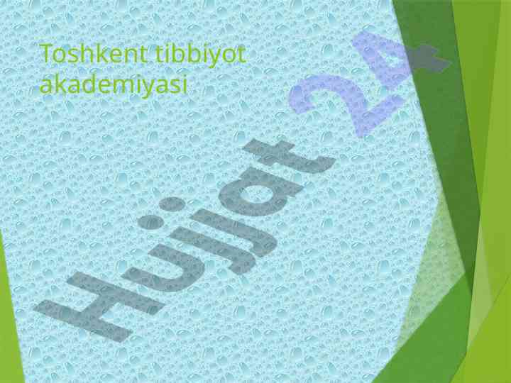 Taomnoma tuzish mezonlari va qoidalari
