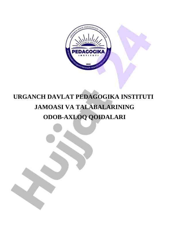 Odob-akhloq qoidalari va ularning ahamiyati