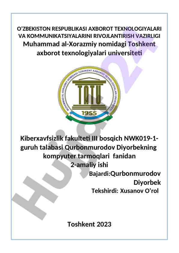 Vlan tizimlarida kompyuterlarni birlashtrish