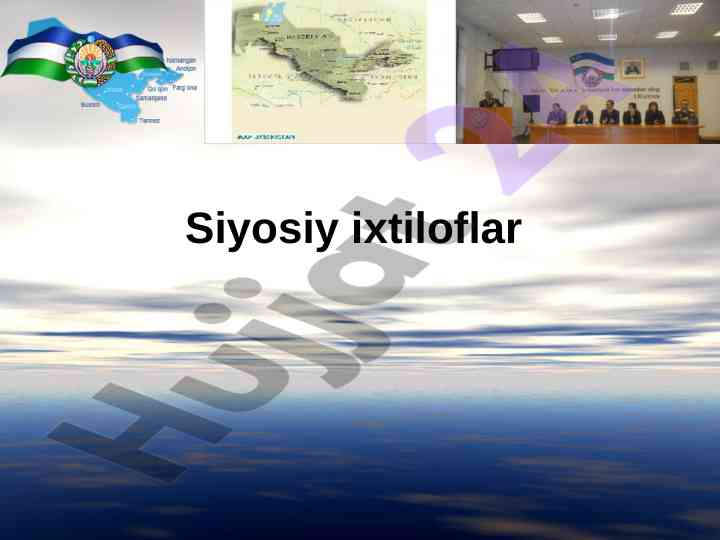 Siyosiy ixtiloflar tabiati va vazifalari