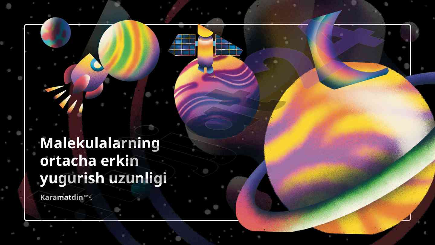 Molekulalarning erkin yugurish uzunligi va tezligi