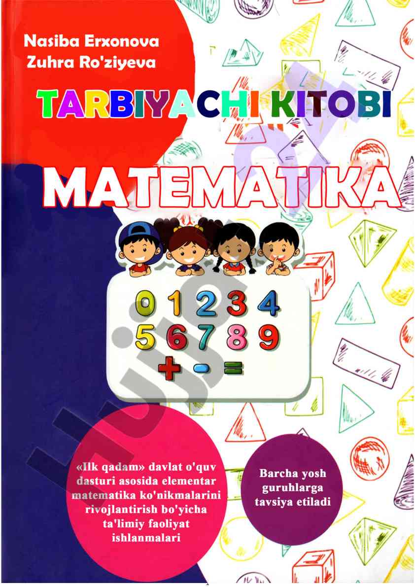 Tarbiyachi kitobi matematika amaliy qo‘lanma