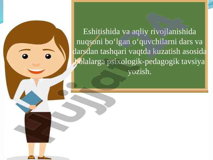 Eshitishida nuqsoni bo‘lgan bolalar uchun tavsiyalar