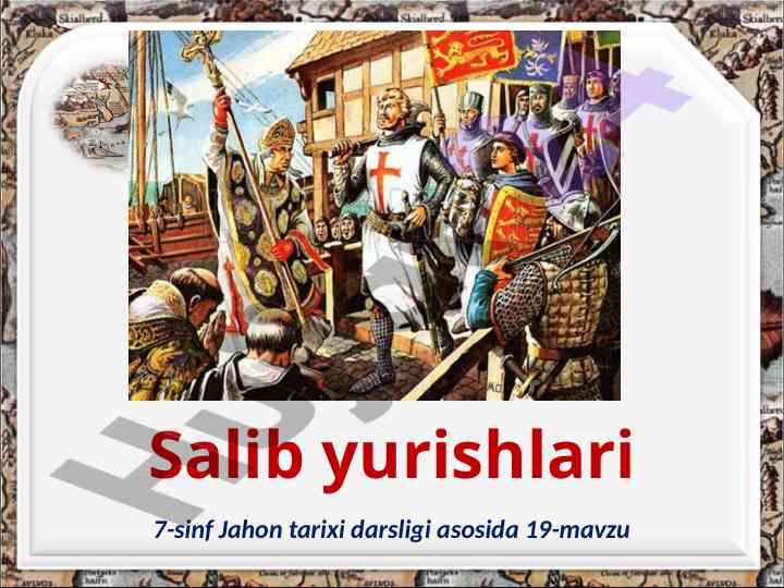 Salib yurishlari: yaqin sharqdagi urushlar tahlili