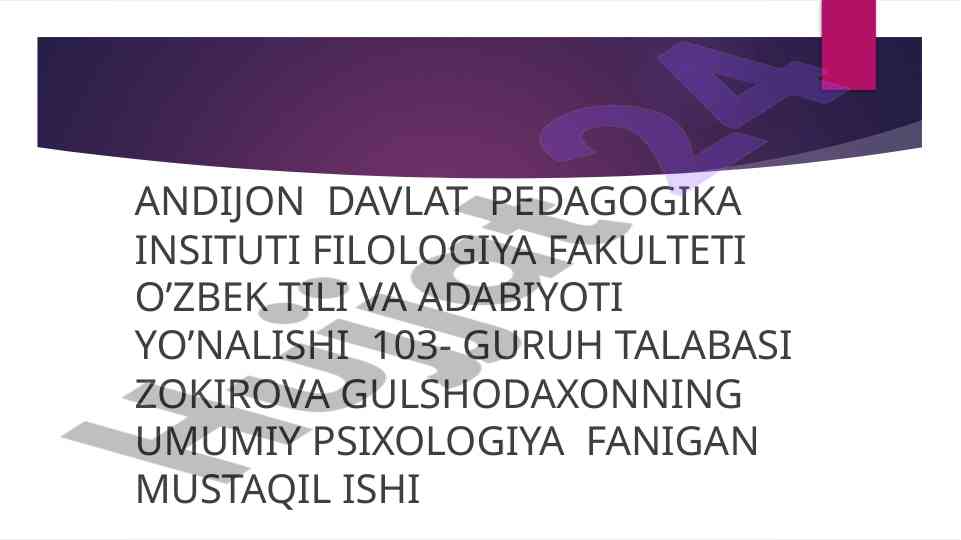 Keksalik va keksayish davri psixologiyasi