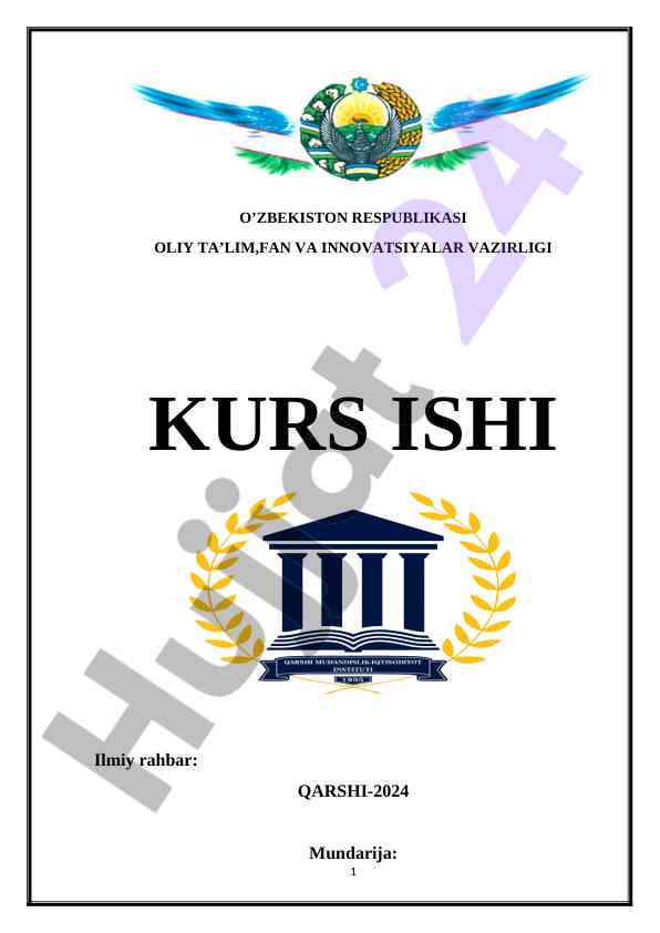 Auditning mohiyati va vazifalari kurs ishida