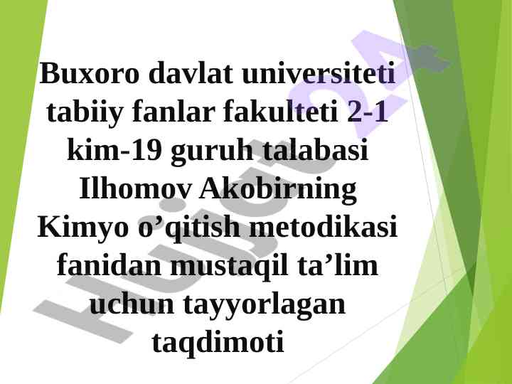 Alkadienlar: izomeriyasi va kimyoviy xossalari