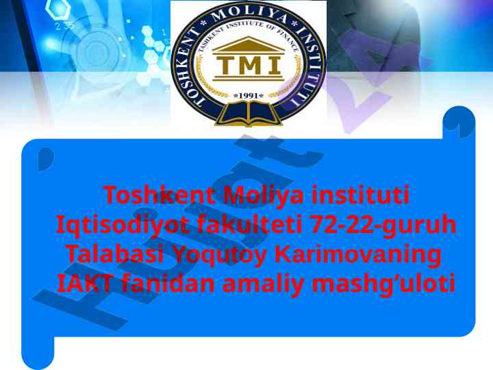 Iqtisodiyotda dasturiy ta'minotning ahamiyati
