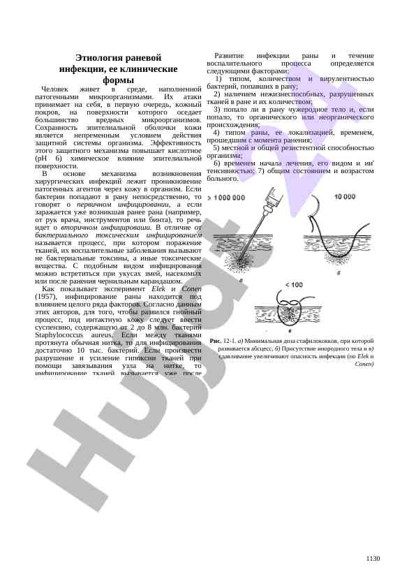 Etiologiya ranevoy infektsii i yeu klinik formy