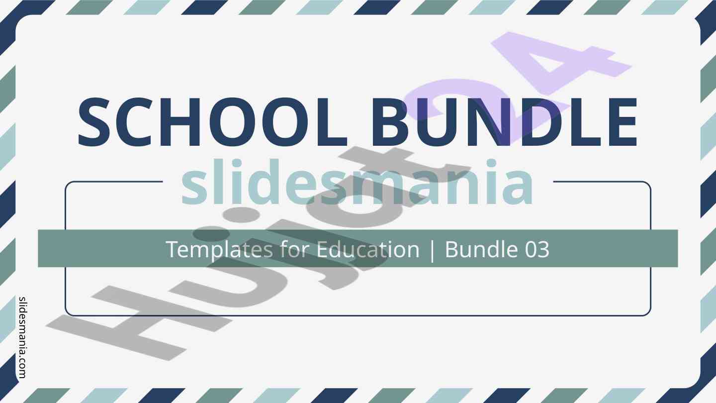 Educational templates and slide bundle collection
