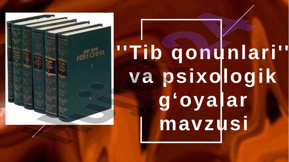 Tib qonunlari va psixologik g‘oyalar mavzusi
