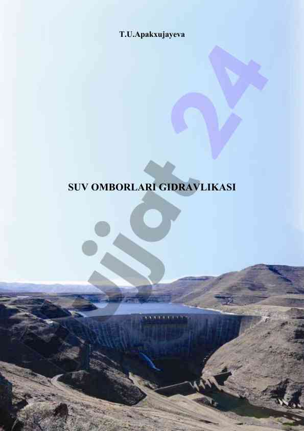 Suv omborlari gidravlikasi o‘quv qo‘llanma