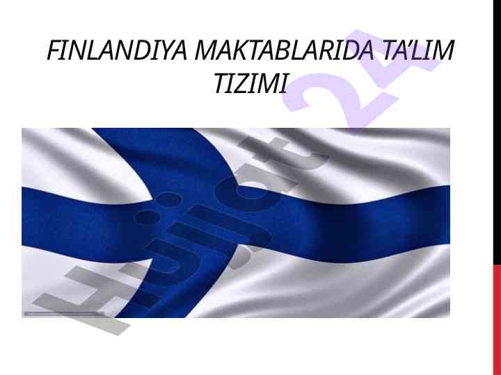 Finlandiya maktablari ta’lim tizimi tahlili