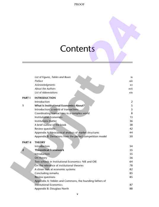 Institutional economics theoretical framework overview