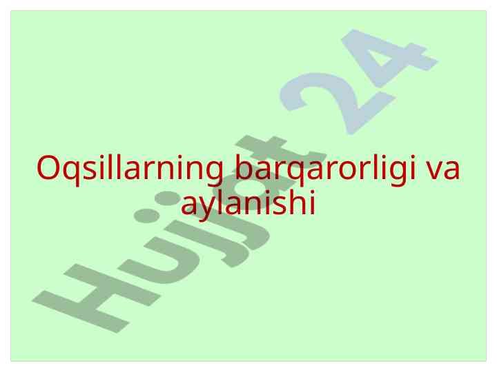 Oqsillarning tuzilishi va denaturatsiyasi