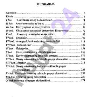 Kimyo faniga kirish va asosiy tushunchalar