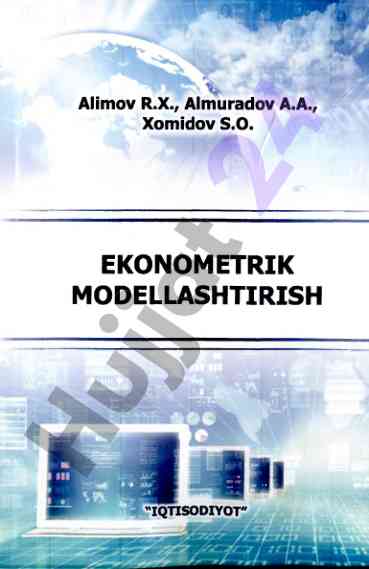 Ekonometrik modellashtirish o'quv qo'llanma