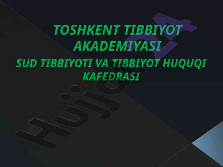 Biotibbiy tekshiruvlarni tartibga solishning etik-huquqiy jihatlari