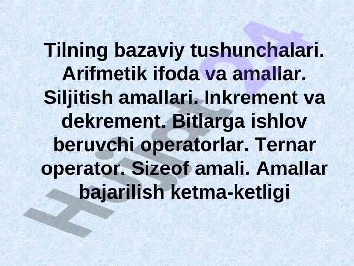 O‘rnatish jarayonlari va ularning ahamiyati