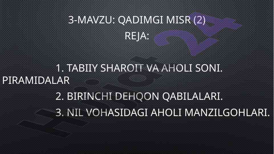 Qadimgi misr tarixi: piramidalar va ibodatxonalar