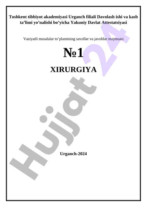 Yakuniy davlat attestatsiyasi savollar va javoblar