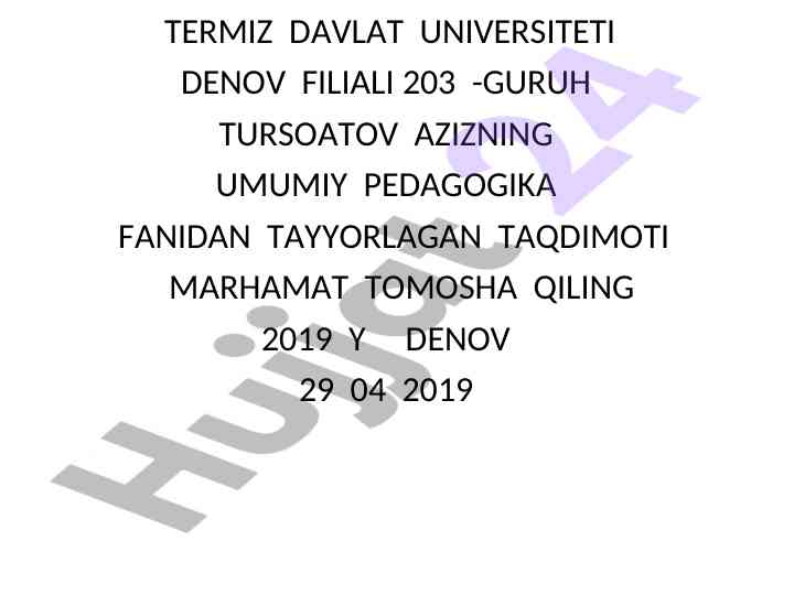 Oila bilan olib boriladigan ijtimoiy-pedagogik faoliyat